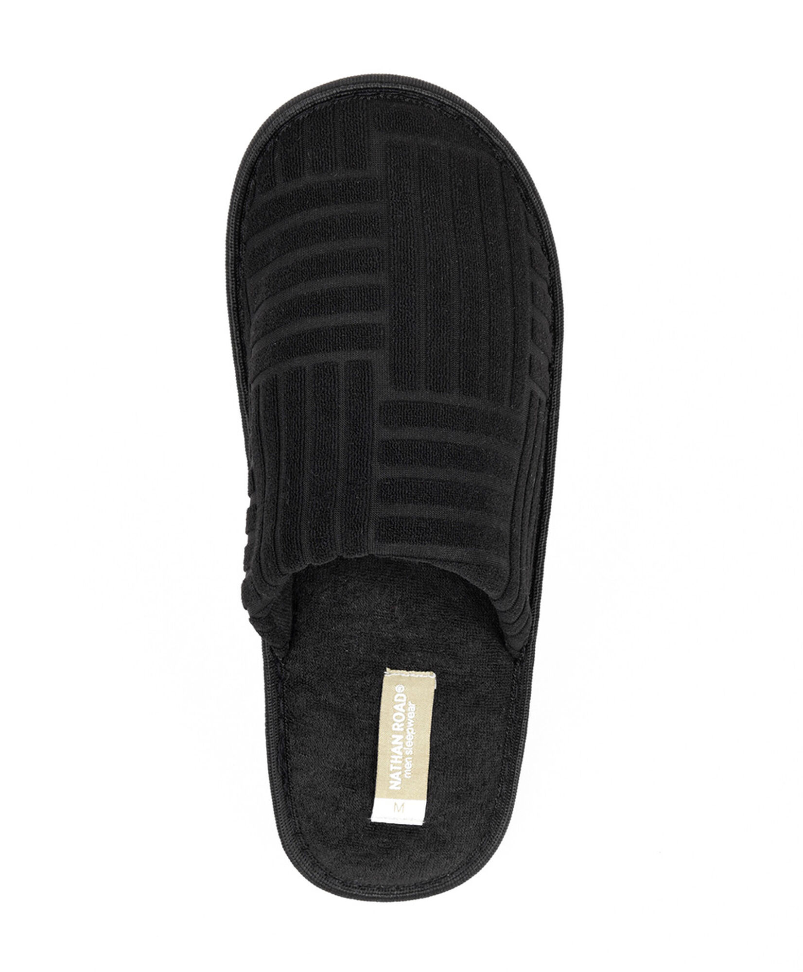 Pantufla hombre líneas negra Pantufla hombre líneas negra
