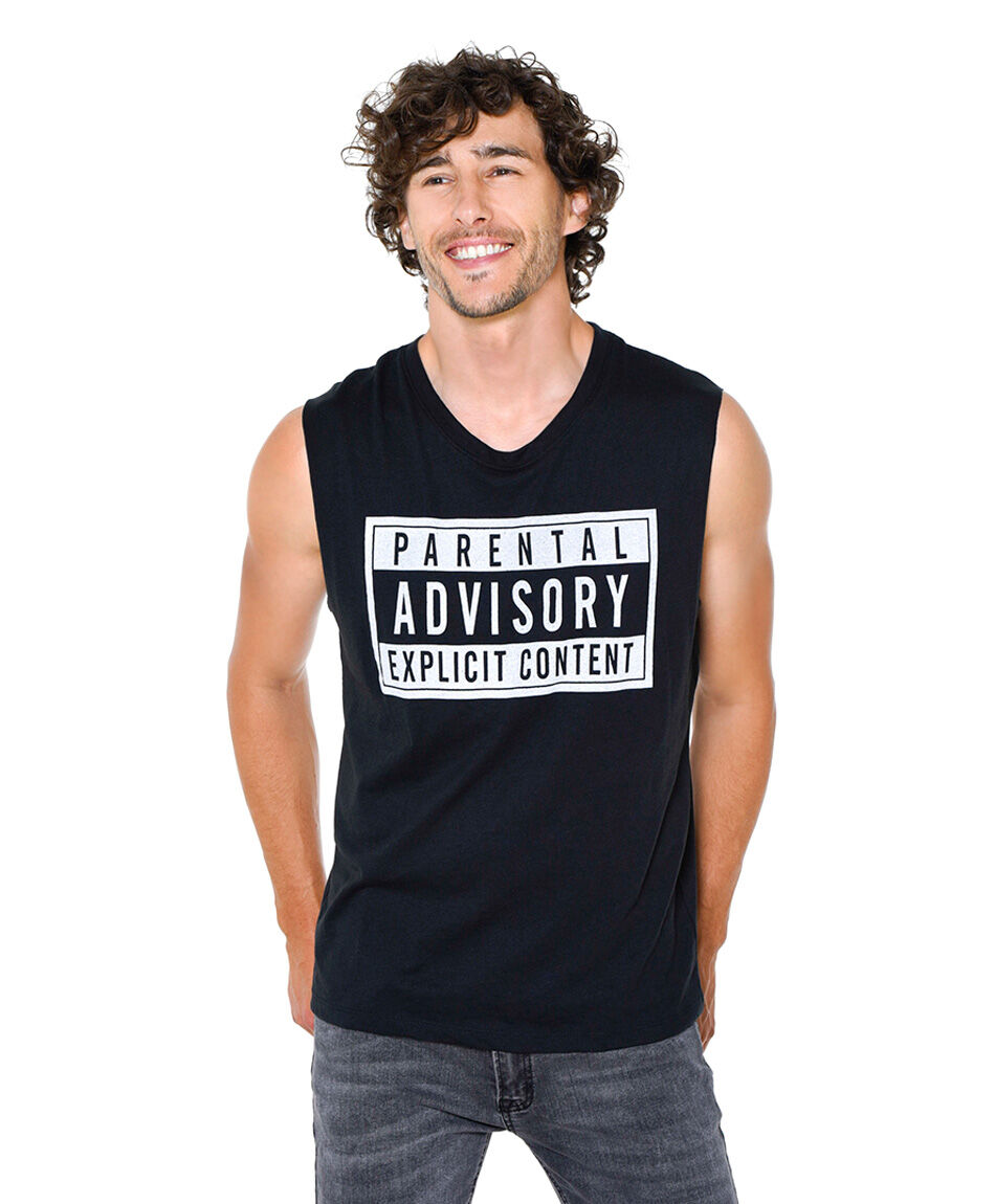 Polera sin mangas urbana