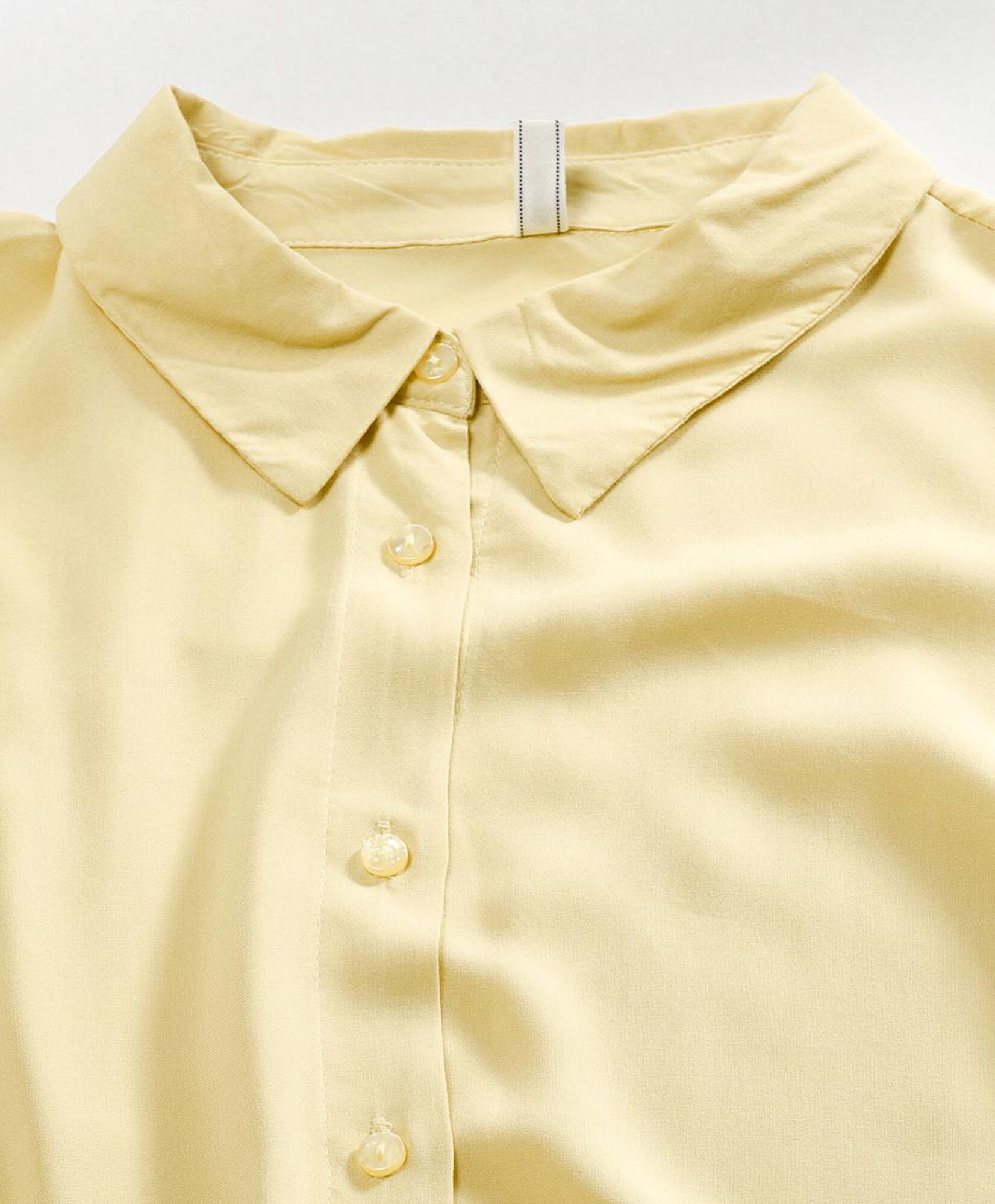 Blusa mujer amarilla camisera Blusa mujer amarilla camisera