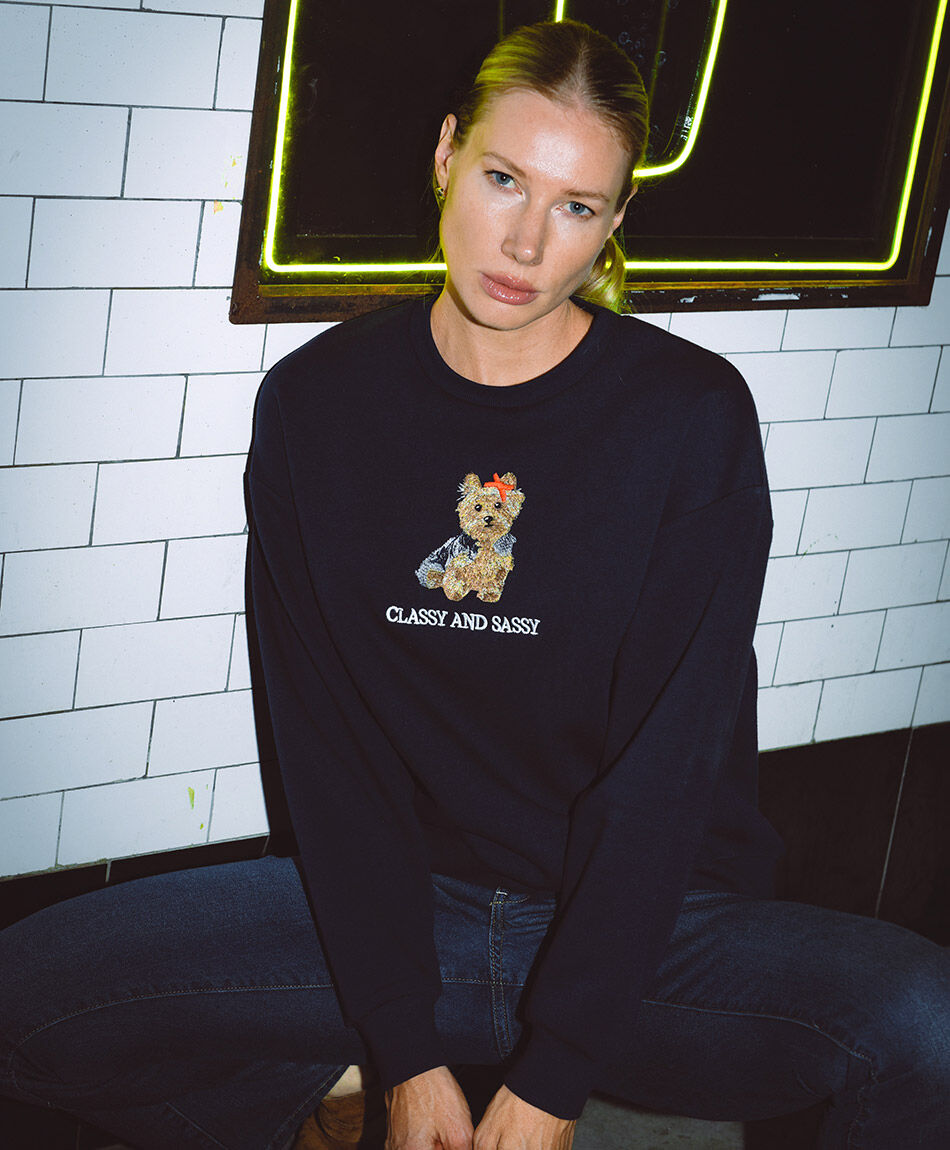 Poler&oacute;n mujer yorkshire blue