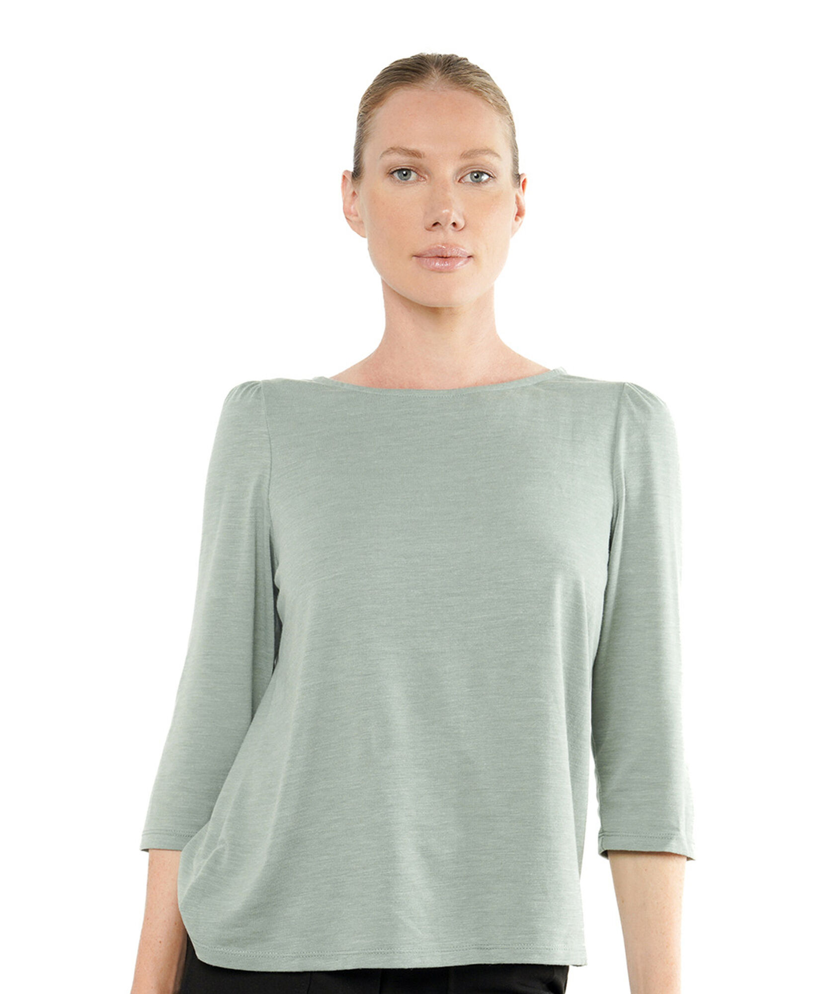 Polera mujer lanosa verde Polera mujer lanosa verde