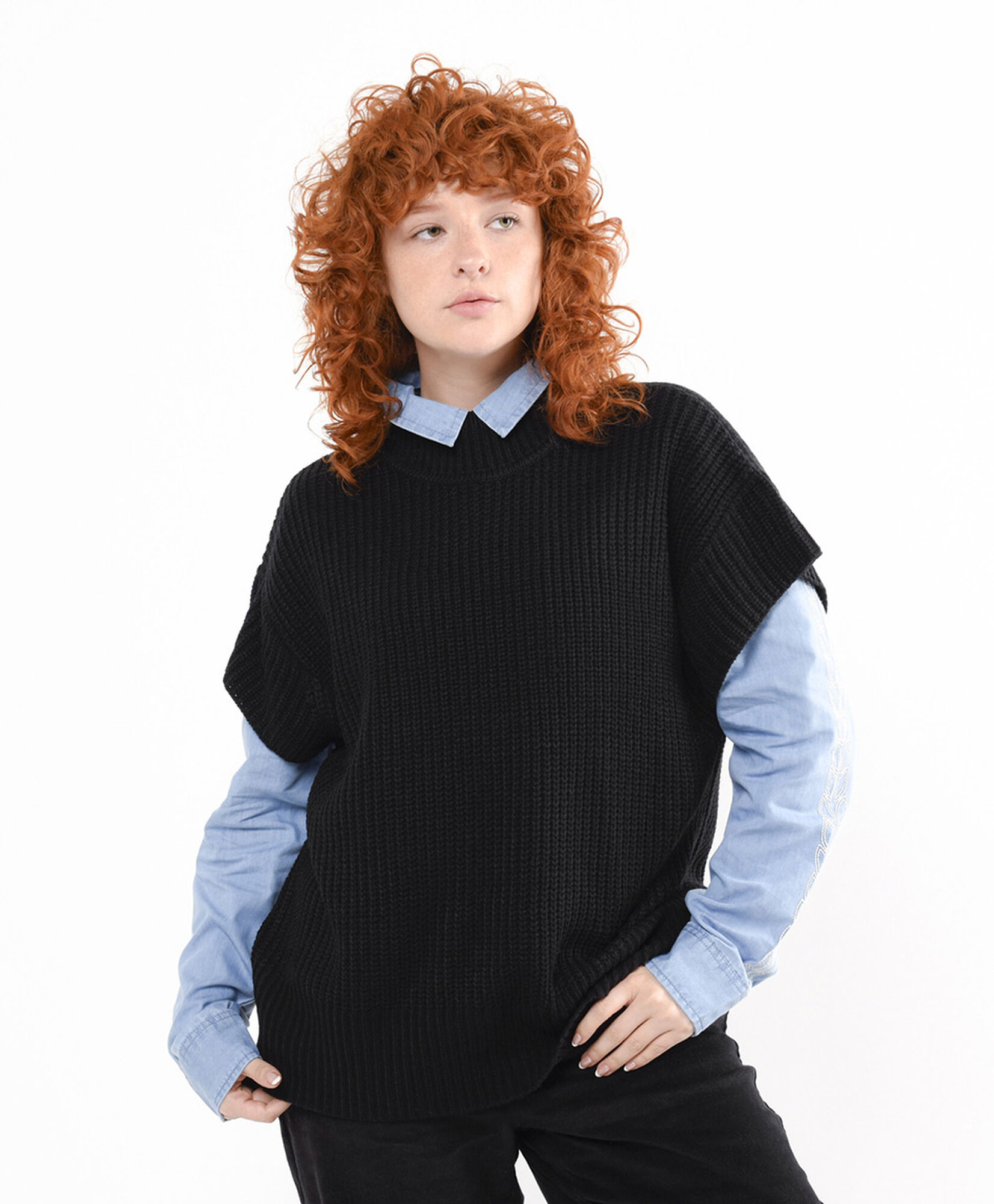 Sweater mujer black oversize Sweater mujer black oversize