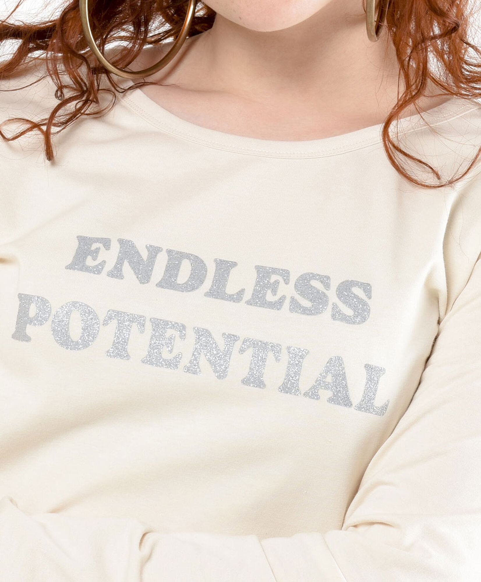 Polera mujer frase brillante Polera mujer frase brillante