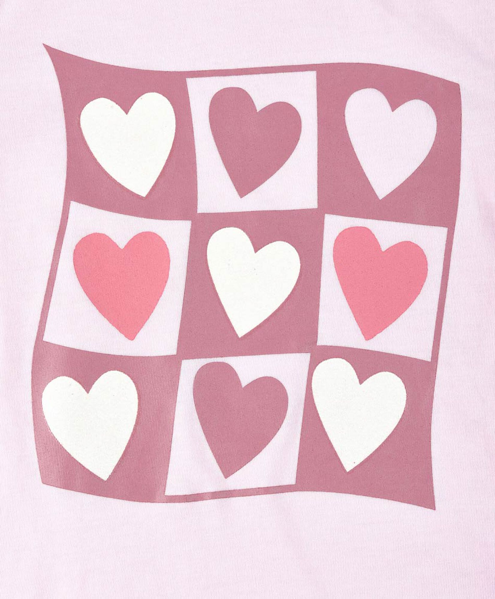 Polera niña corazones Polera niña corazones