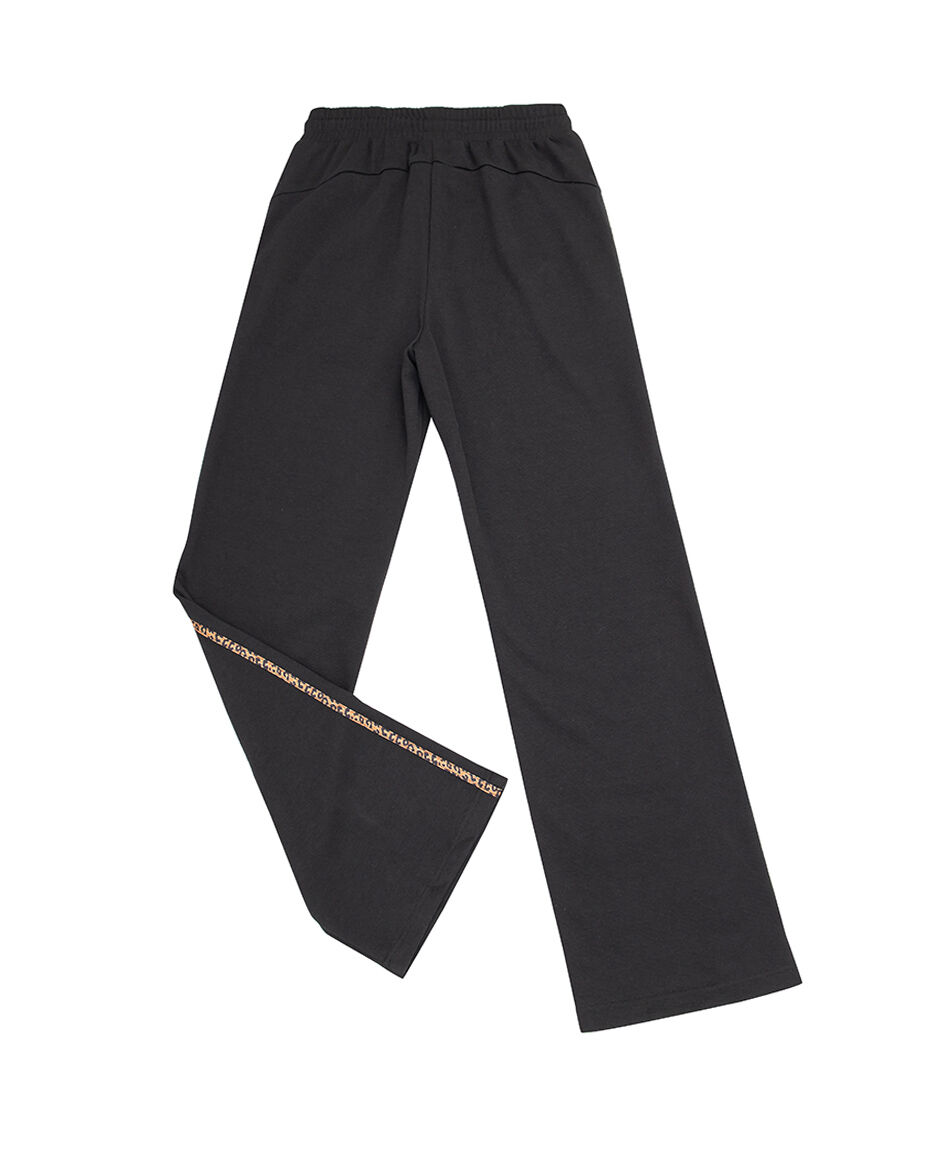 Ppantal&oacute;n deportivo mujer acampanado black