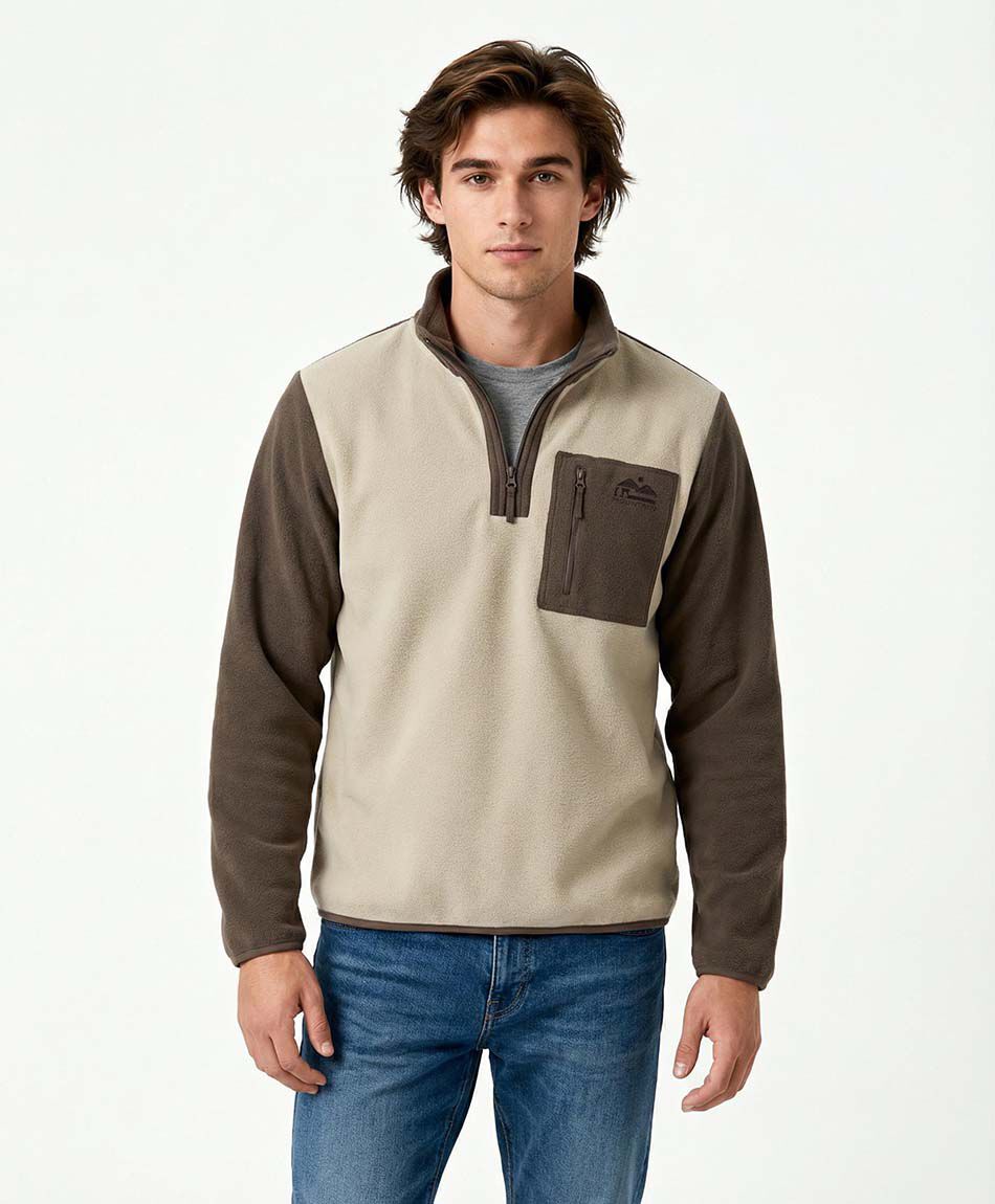 Polar hombre bolsillo frontal t&eacute;cnico