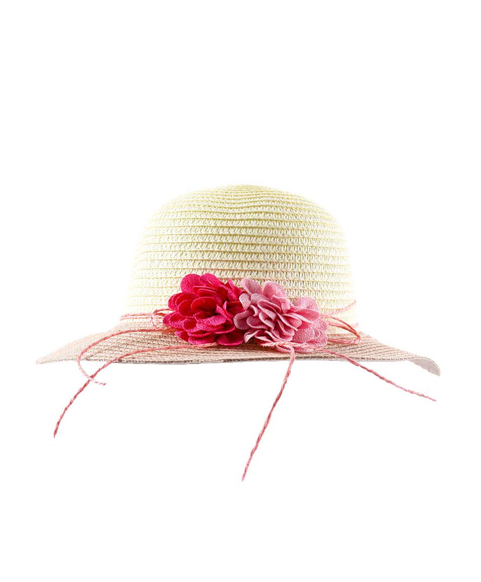 Sombrero flores copa redonda Sombrero flores copa redonda