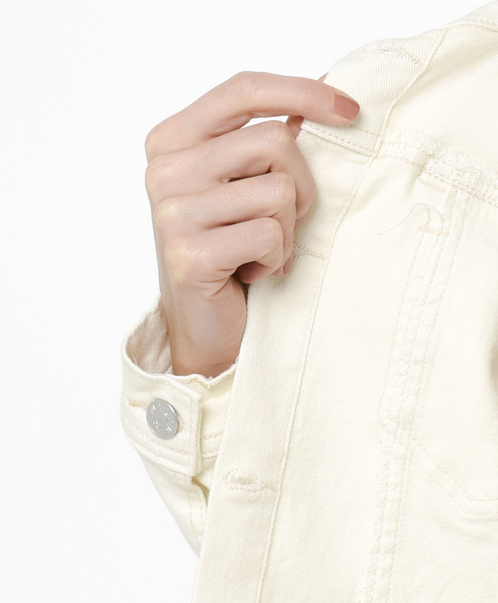 Chaqueta mujer denim beige Chaqueta mujer denim beige