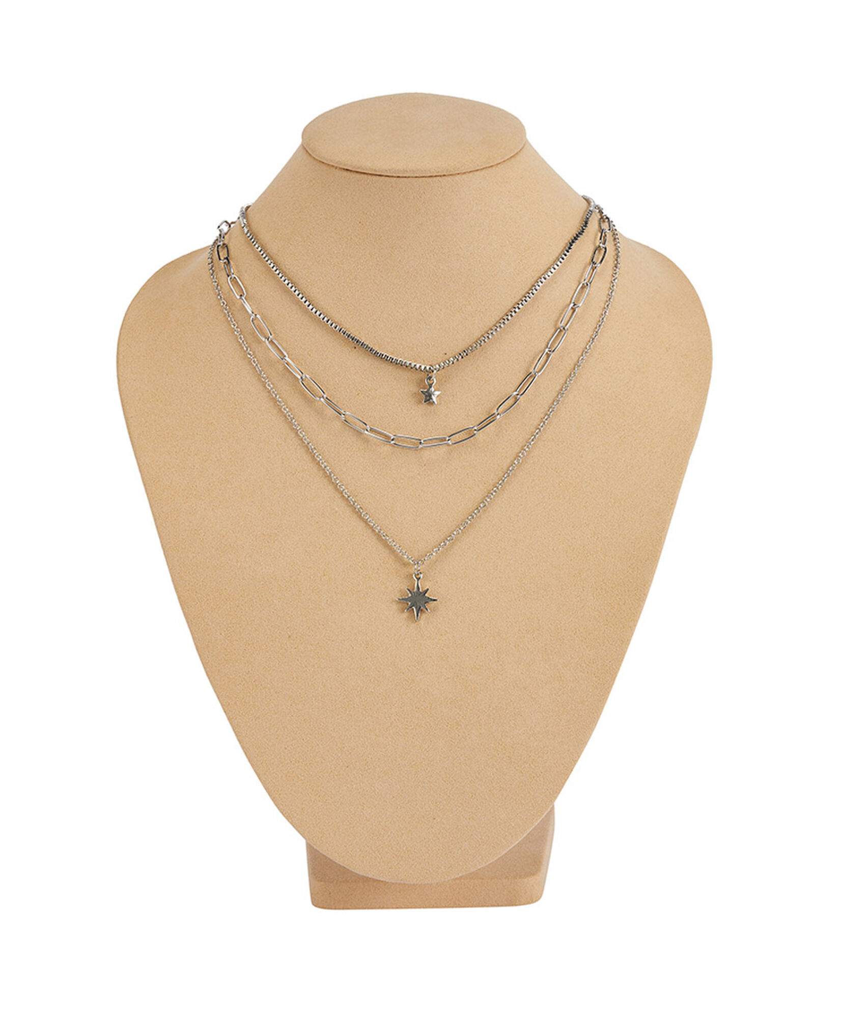 Collar mujer triple estrellas Collar mujer triple estrellas