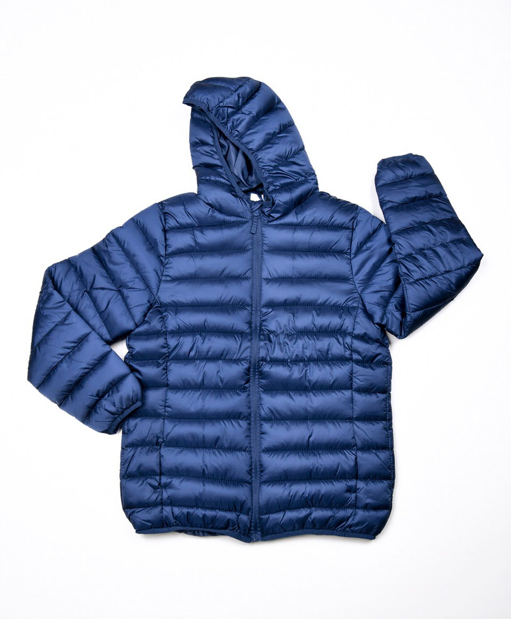 Parka niña acolchada azul Parka niña acolchada azul