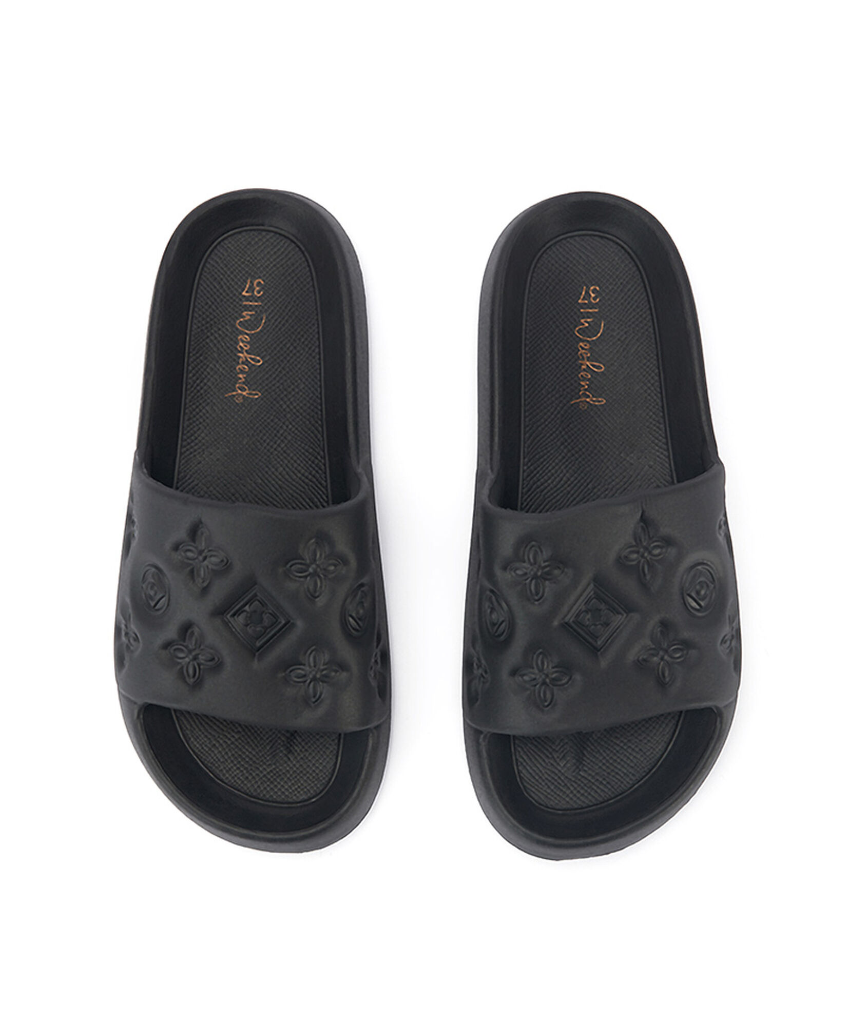 Sandalia mujer iconos black Sandalia mujer iconos black