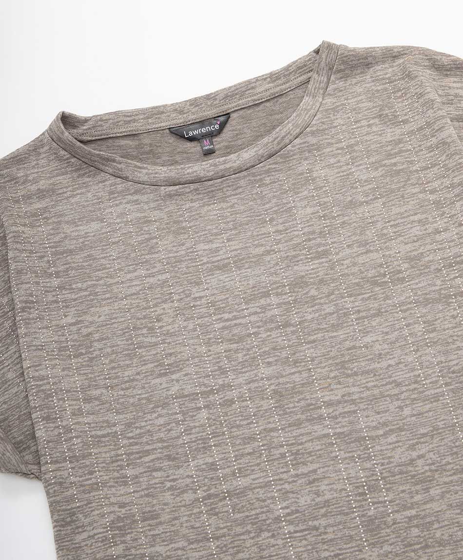 Polera mujer brillos frontal