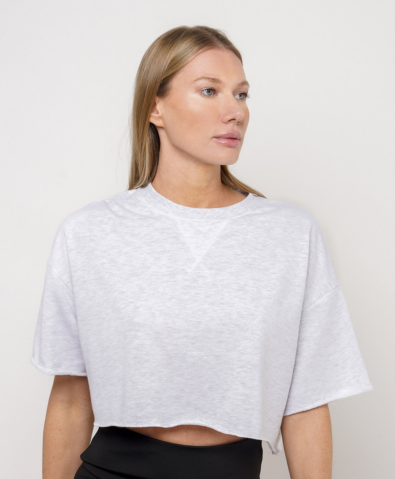 Polera deportiva mujer crop Polera deportiva mujer crop