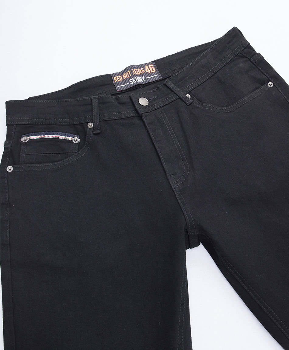 Jeans hombre negro skinny