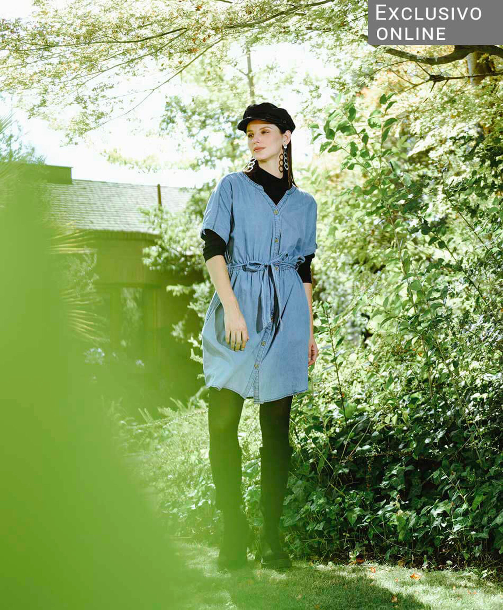 Vestido mujer denim botones Vestido mujer denim botones
