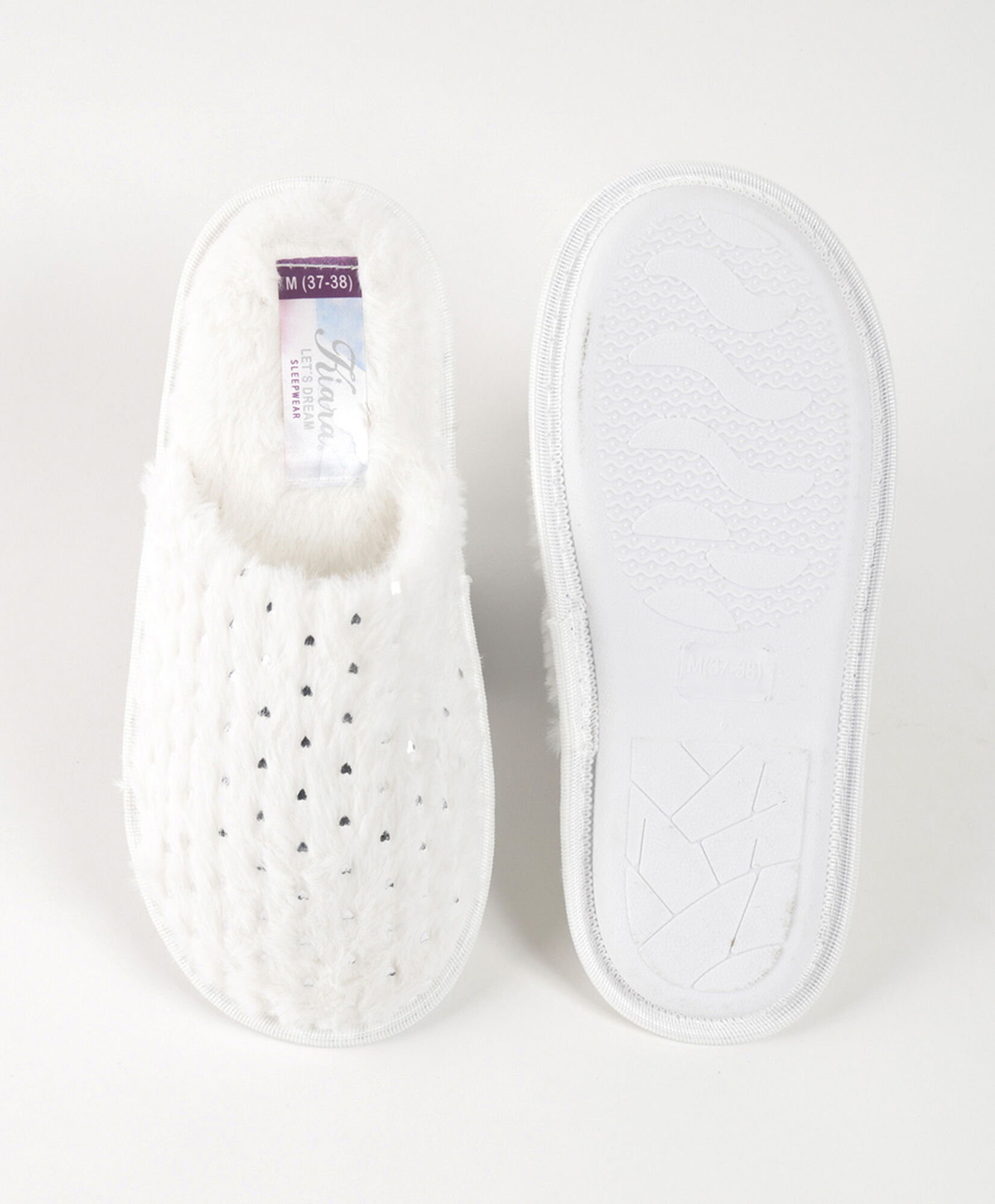 Pantufla mujer corazones brillantes Pantufla mujer corazones brillantes