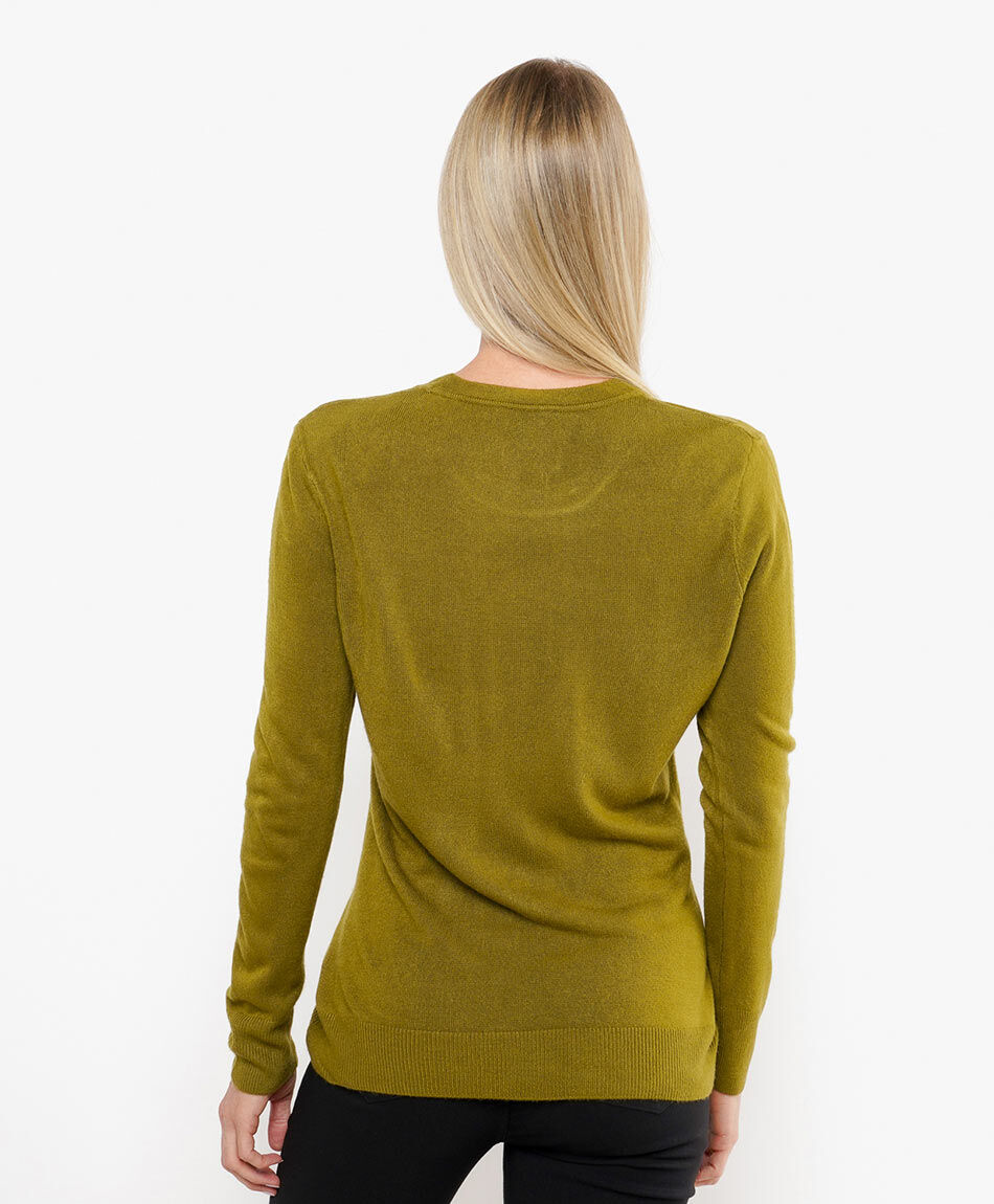 Sweater mujer liso b&aacute;sico