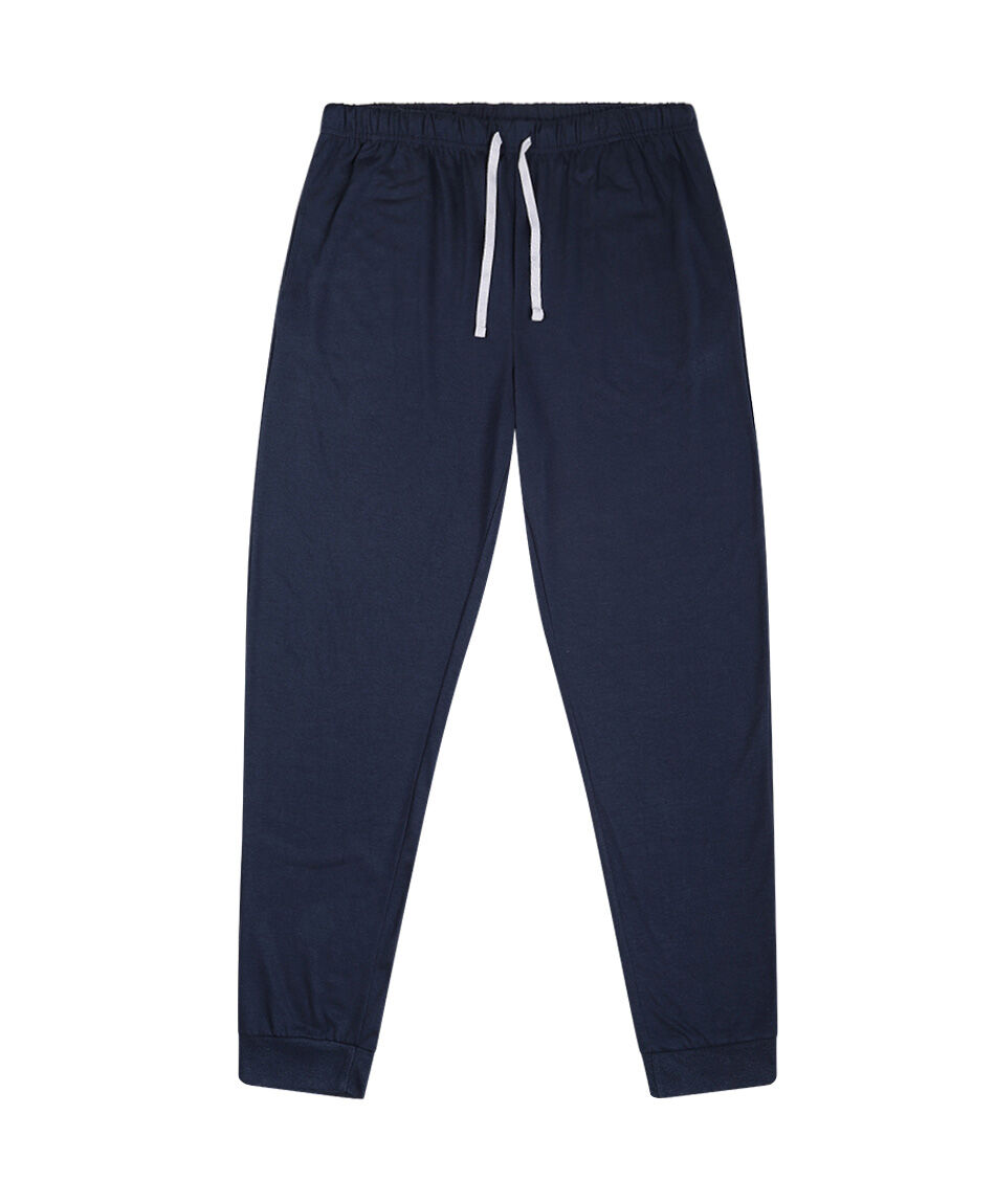 Pijama hombre manga larga jogger navy