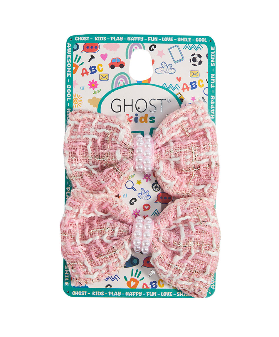 Set 2 pinches infantil cinta perlas