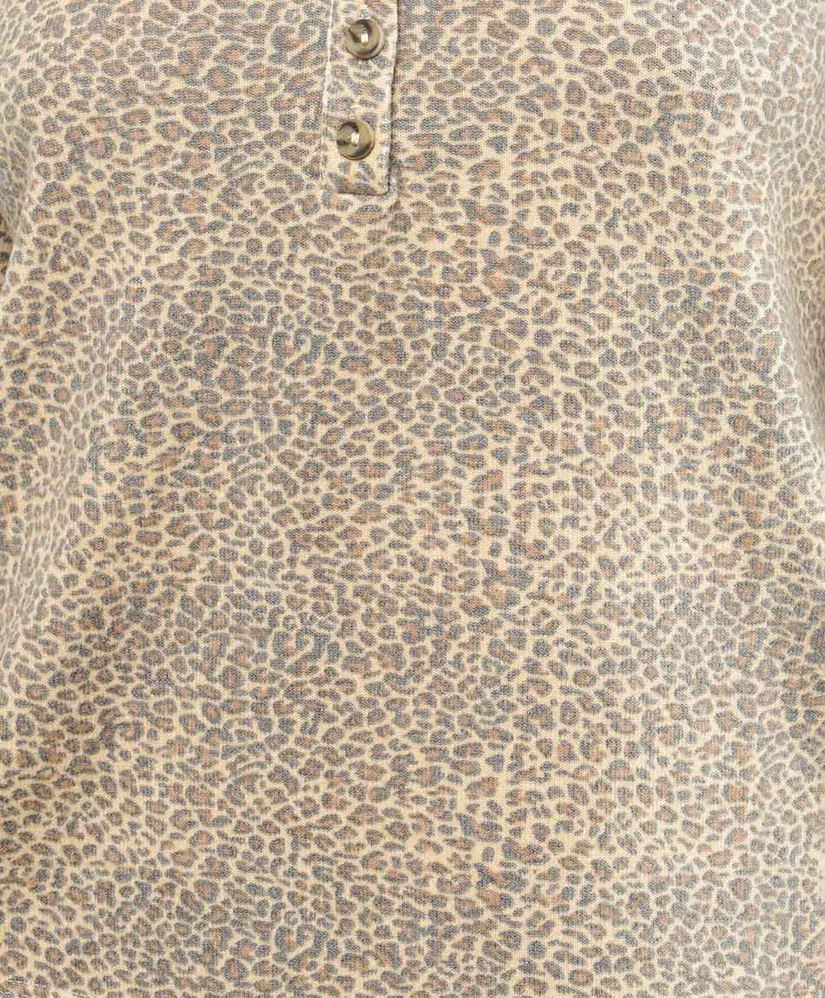 Tejido mujer animal print botones Tejido mujer animal print botones