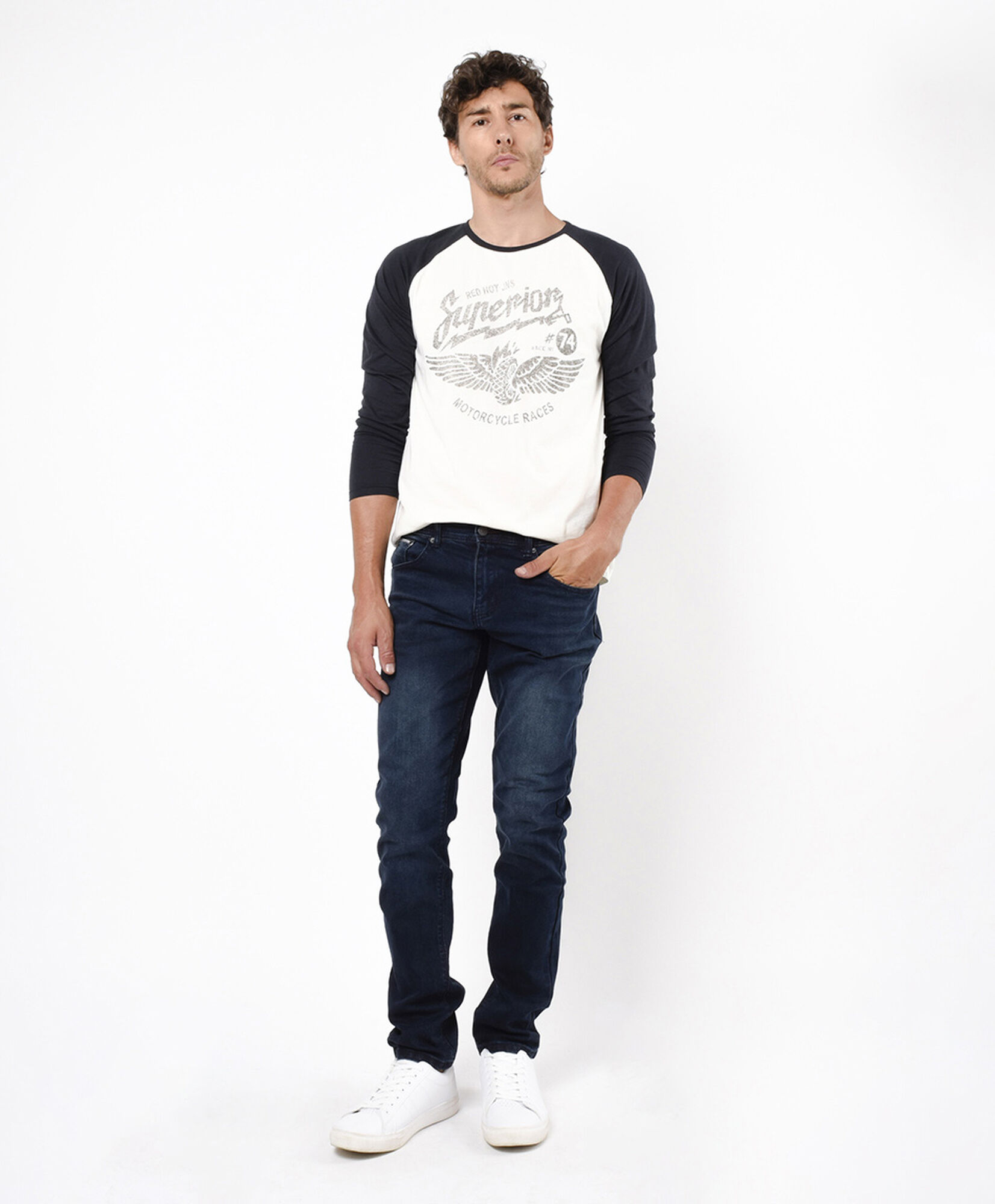 Jeans hombre desgaste superior Jeans hombre desgaste superior