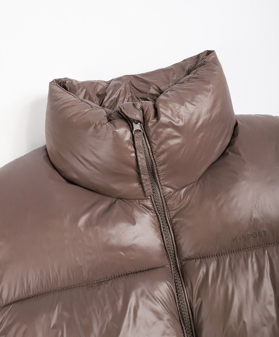 Parka deportiva mujer puffa brown