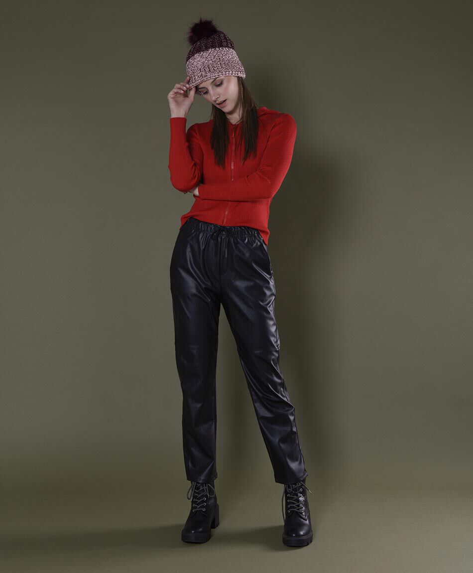 Pantalon comfy pu