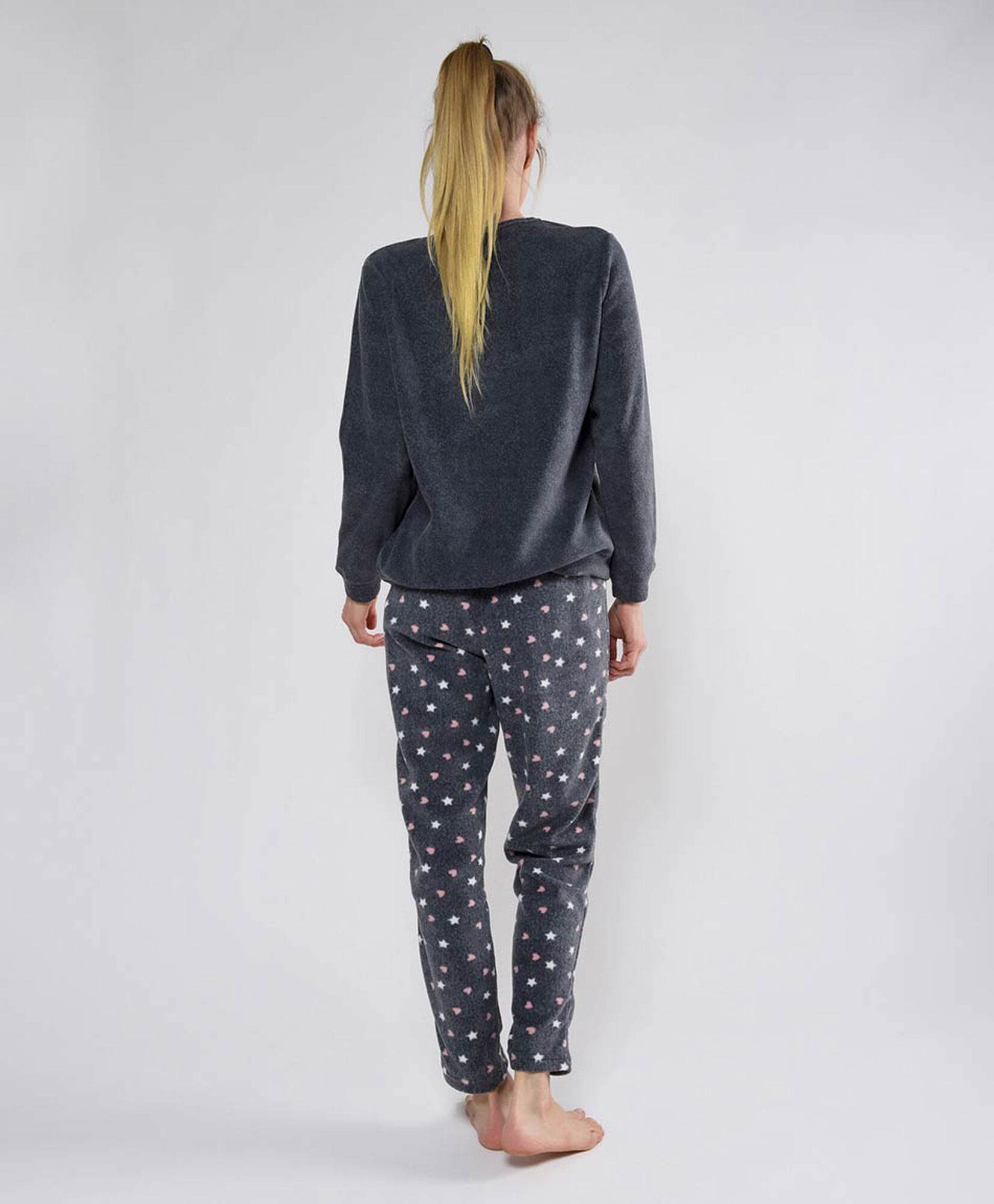 Pijama mujer polar corazones 2 piezas Pijama mujer polar corazones 2 piezas