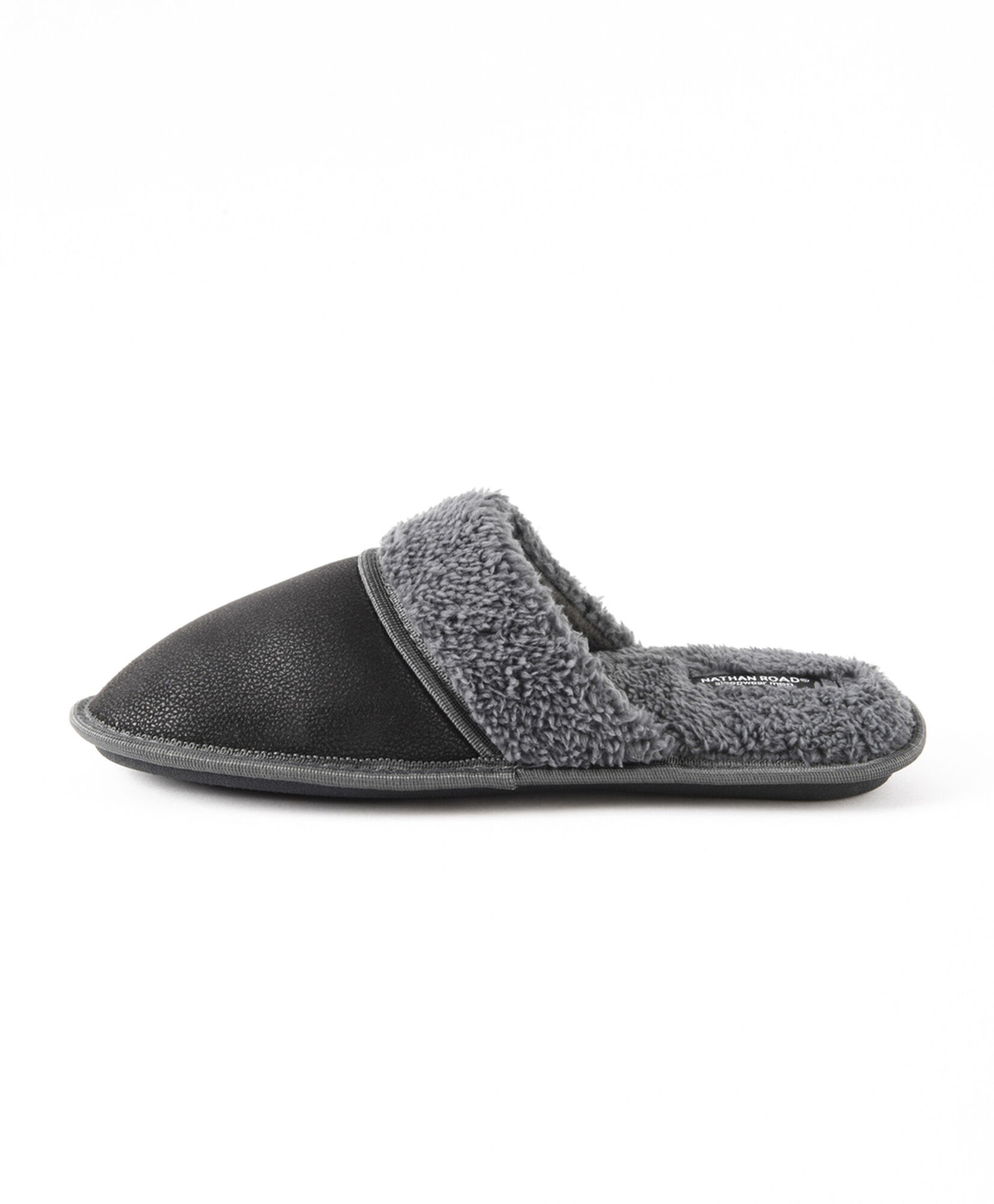 Pantufla hombre cuerina y chiporro Pantufla hombre cuerina y chiporro