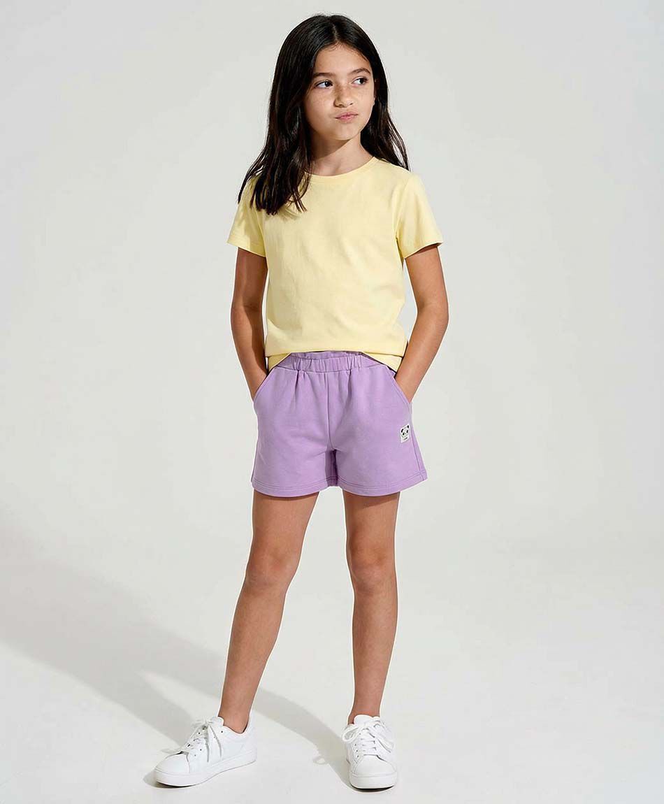 Short ni&ntilde;a morado
