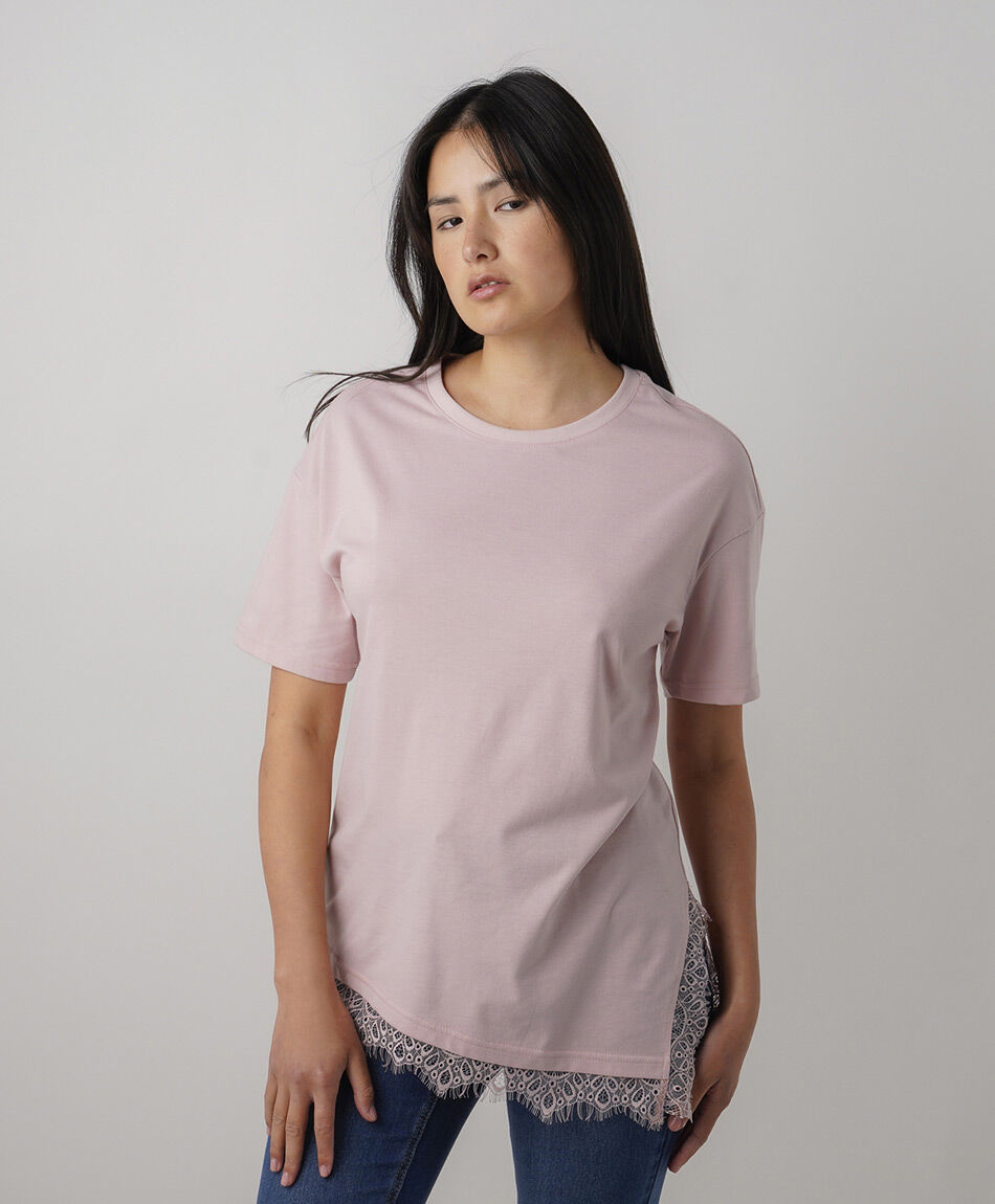 Polera mujer basta irregular