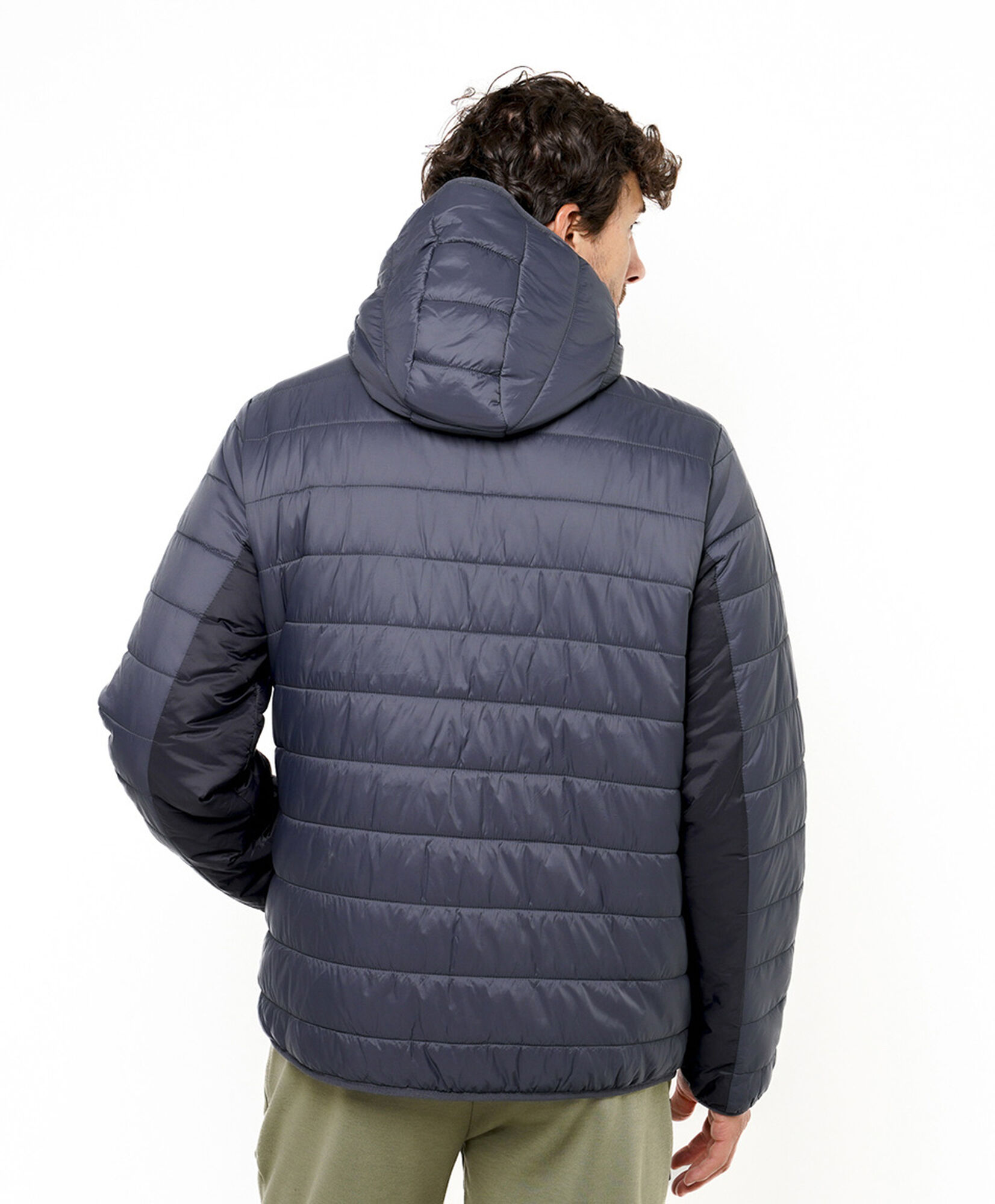 Parka deportiva hombre acolchada bicolor Parka deportiva hombre acolchada bicolor