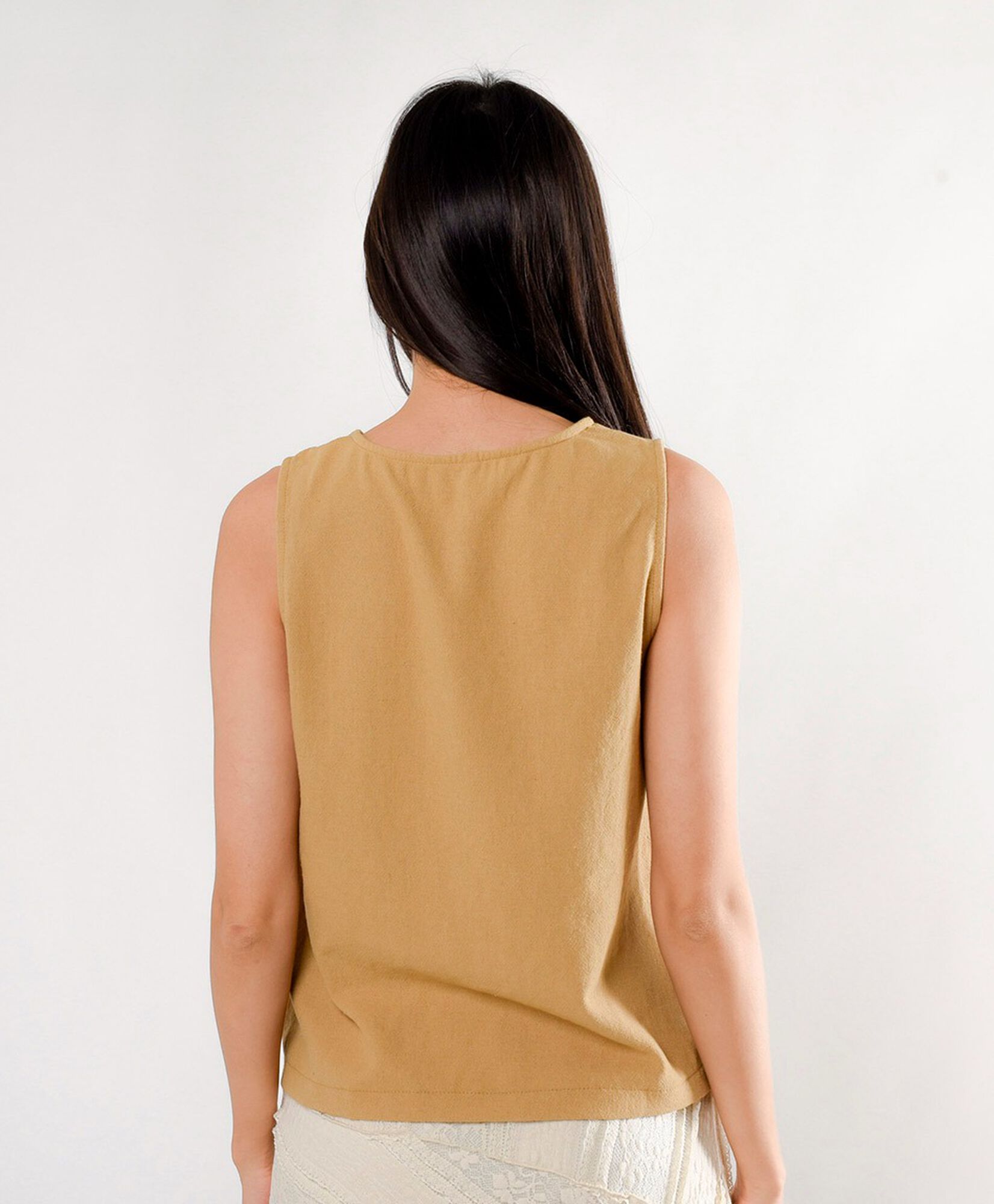 Blusa mujer básica sin mangas Blusa mujer básica sin mangas