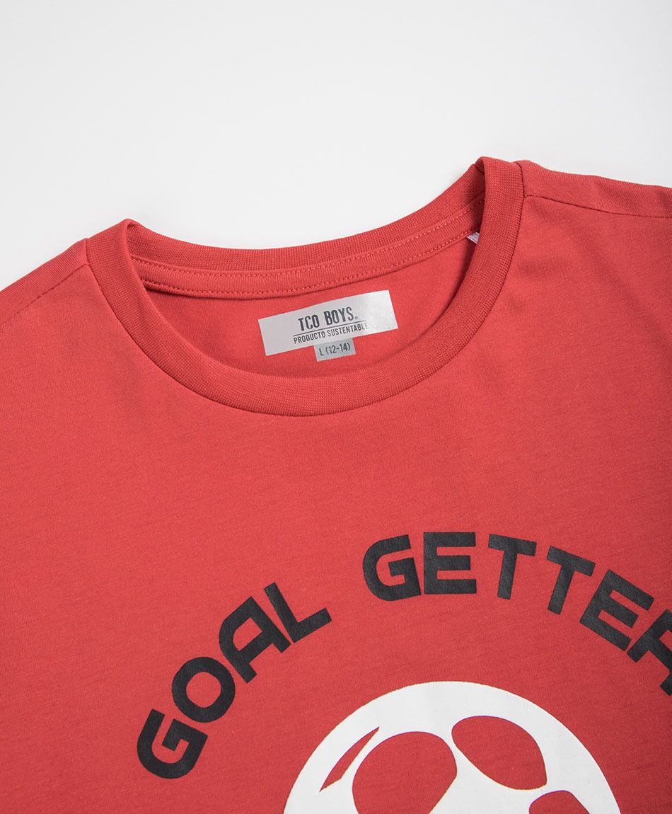 Polera ni&ntilde;o estampada deportes