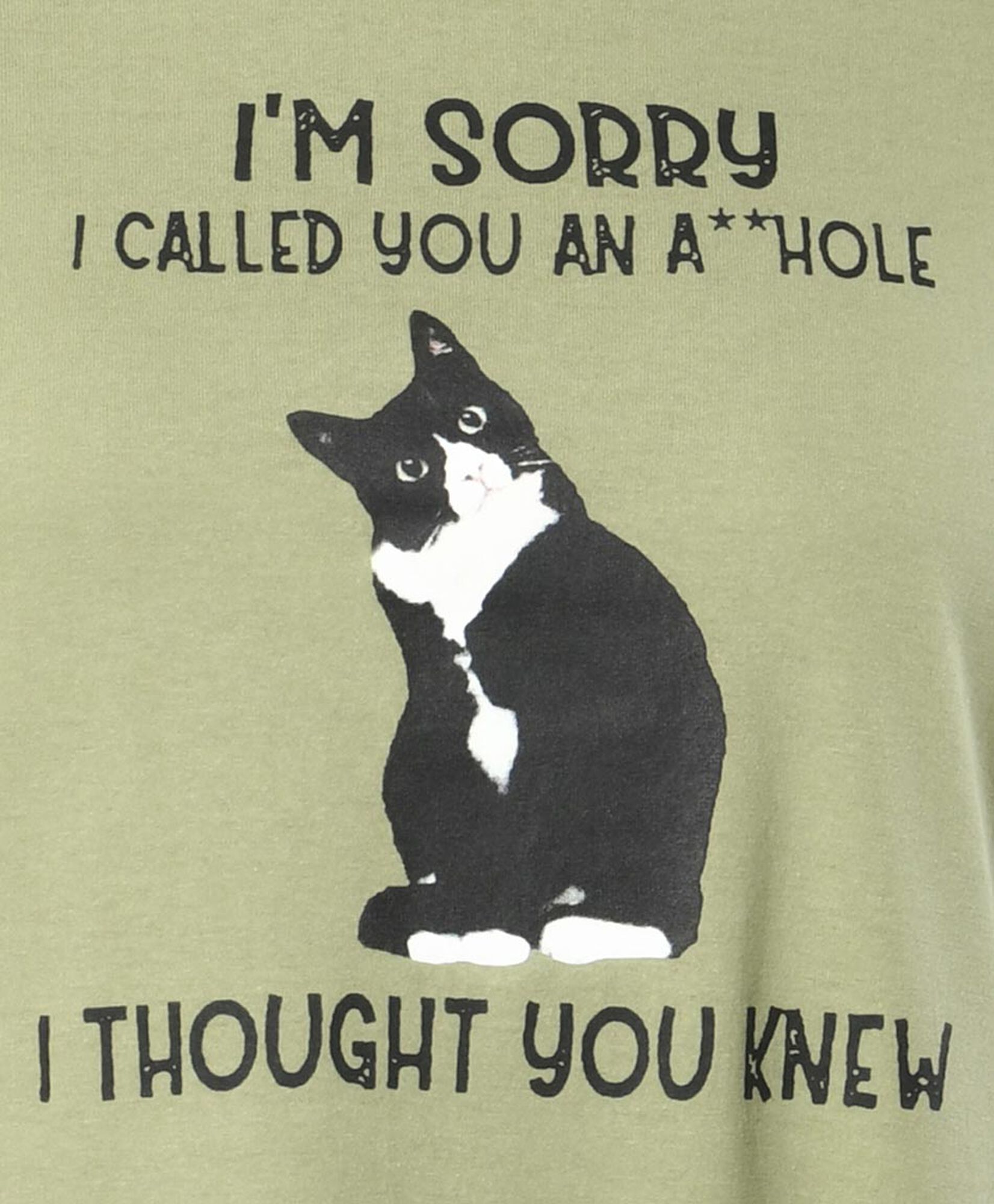 Polera mujer frase gato Polera mujer frase gato