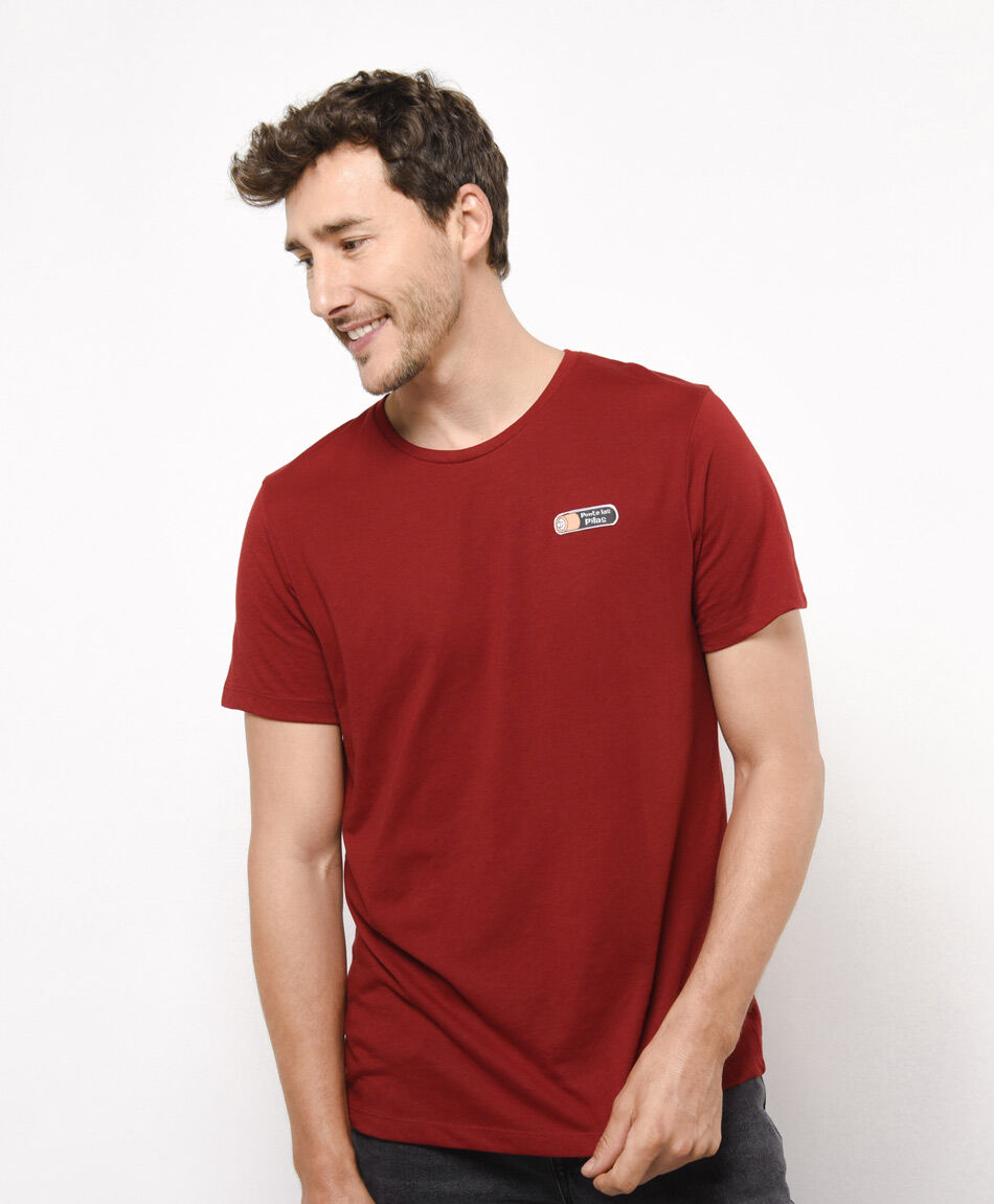 Polera hombre parche