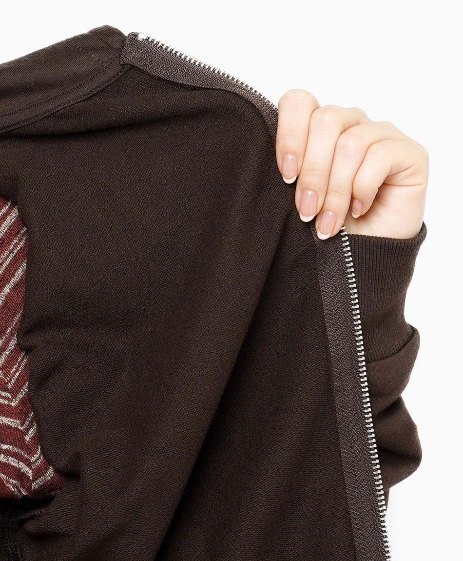 Poler&oacute;n mujer caf&eacute;