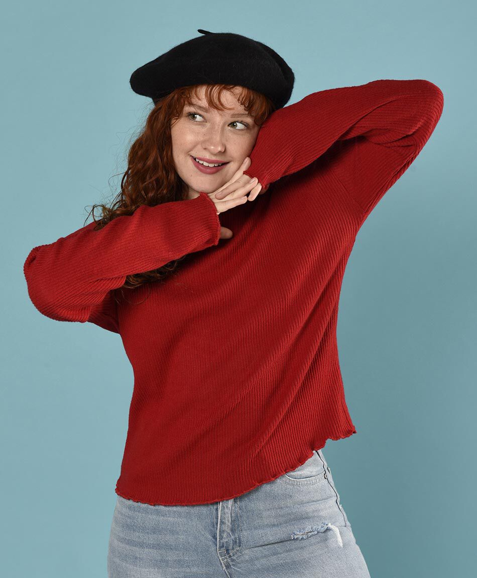 Sweater cuello redondo