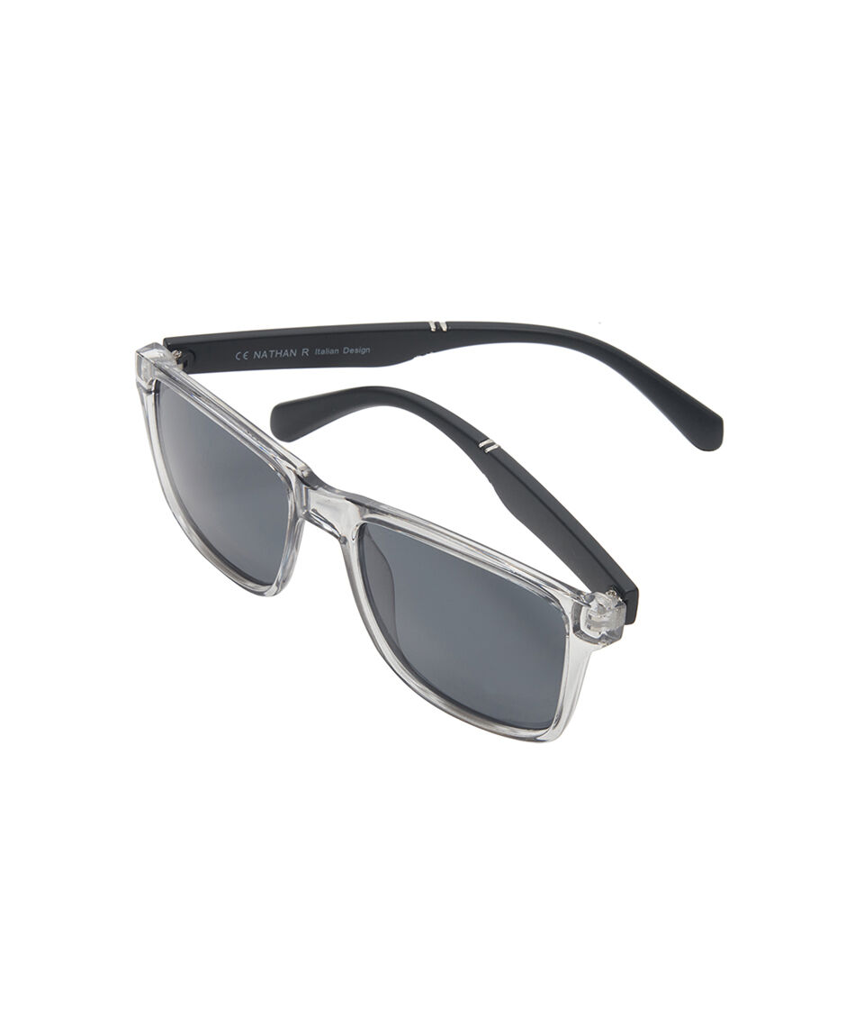 Lentes hombre gris