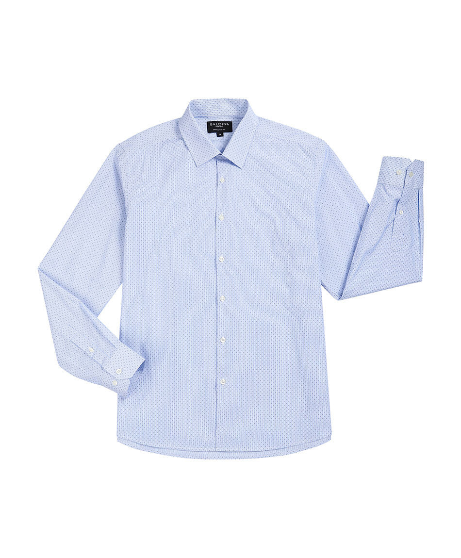 Camisa hombre dise&ntilde;o formal celeste