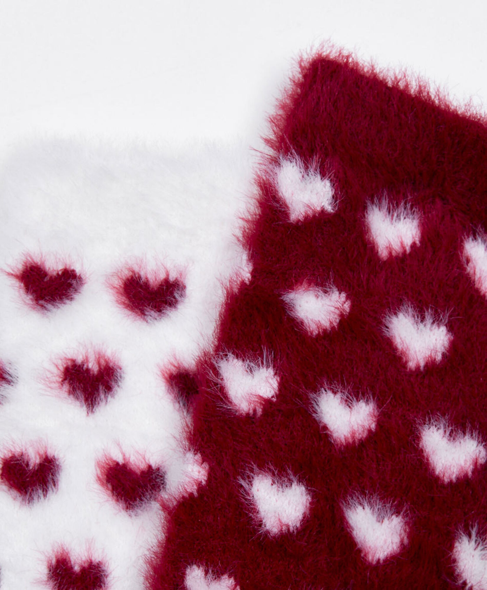 Pack 2 calcetines mujer corazones suaves Pack 2 calcetines mujer corazones suaves