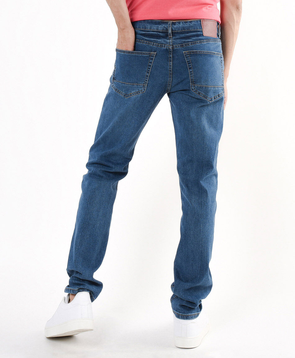 Jeans hombre azul super skinny fit