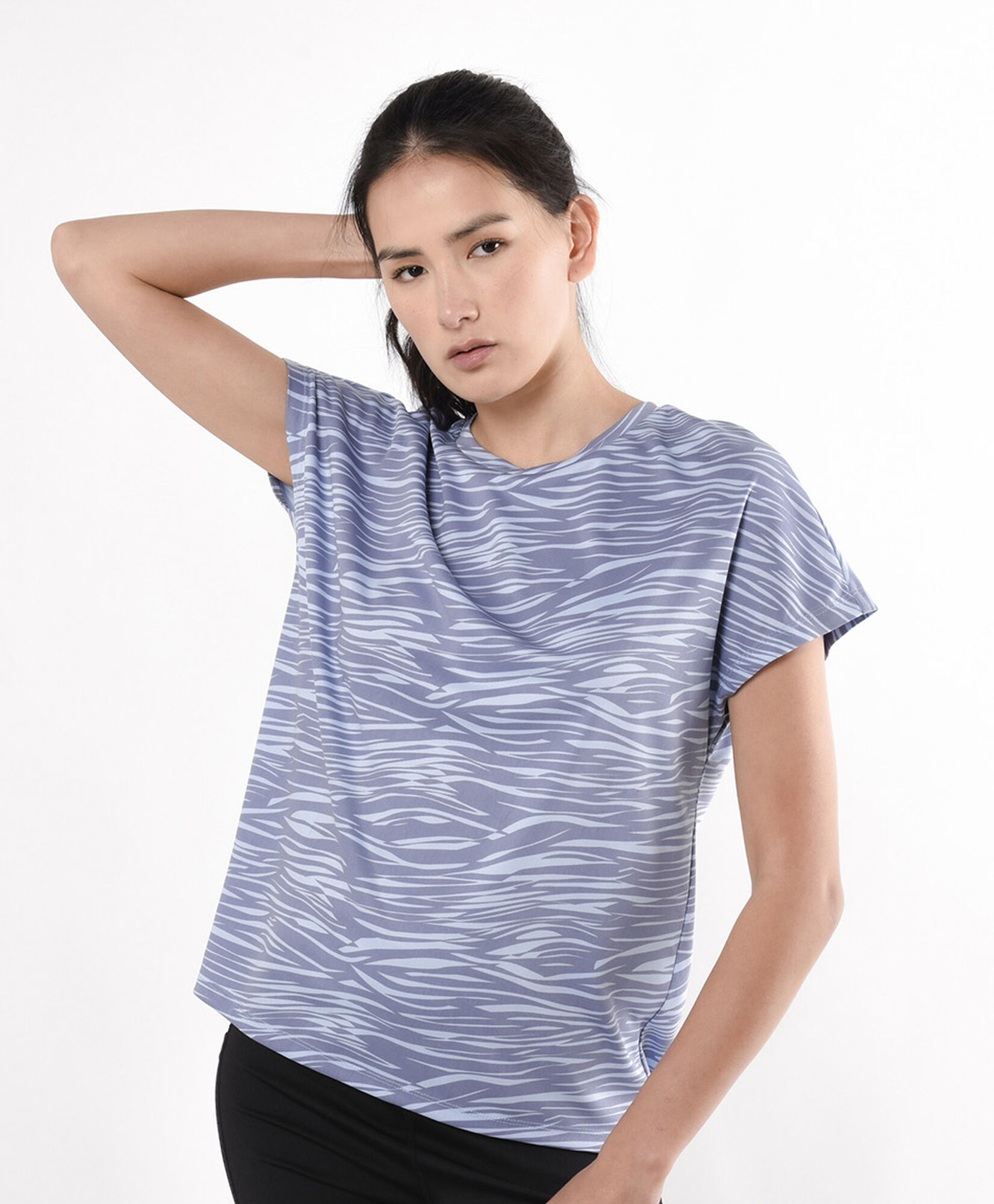 Polera deportiva mujer ondas Polera deportiva mujer ondas