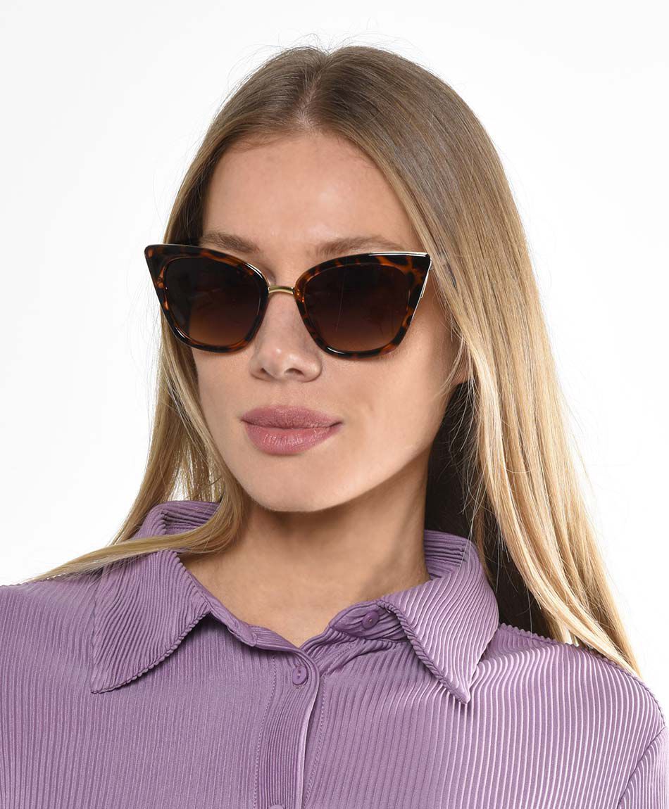 Lentes detalle dorado con protecci&oacute;n uv