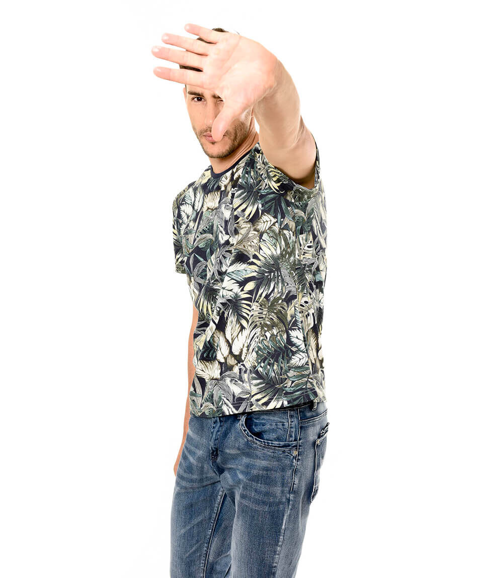 Polera fashion flores