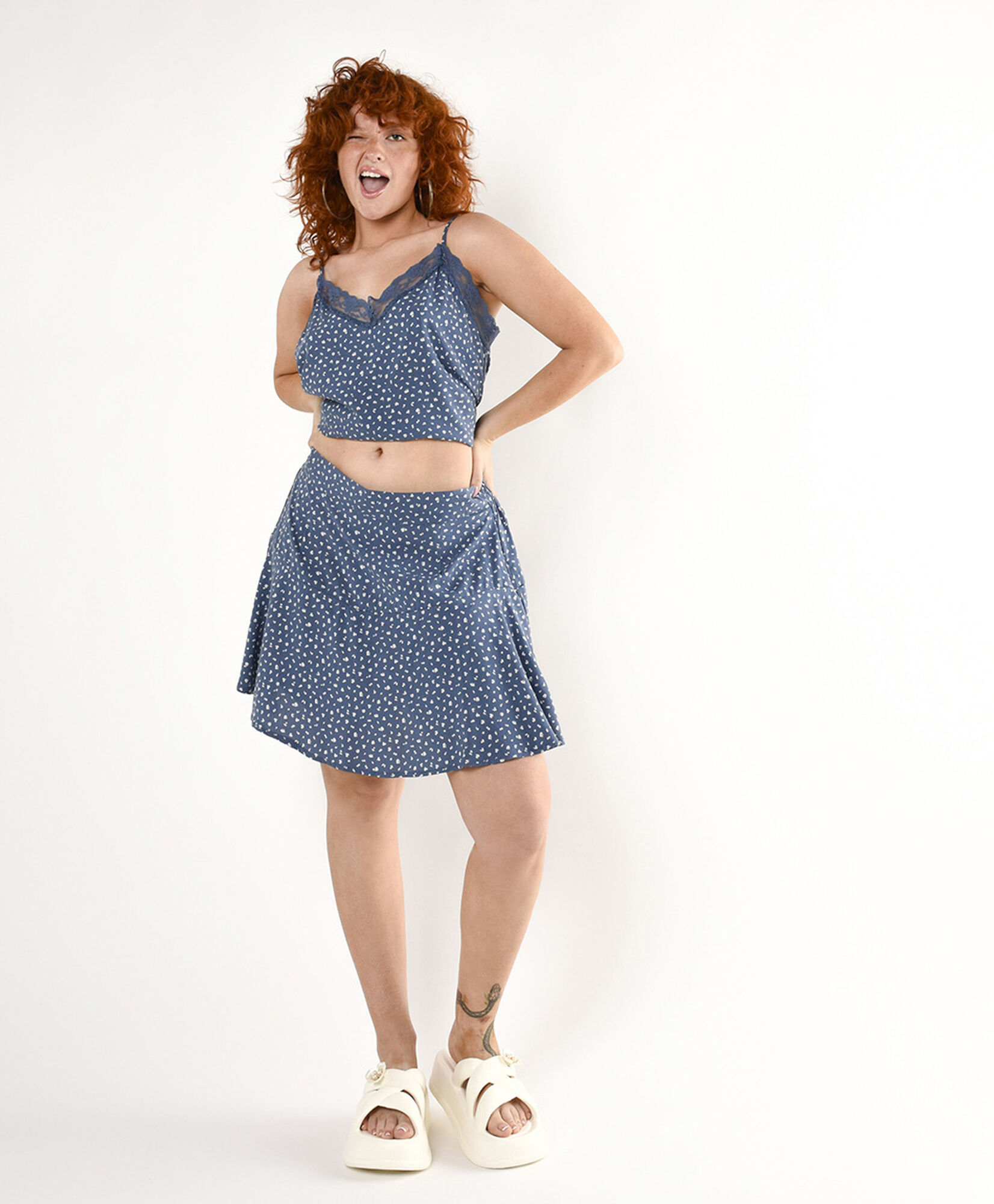 Blusa mujer florcitas encaje Blusa mujer florcitas encaje