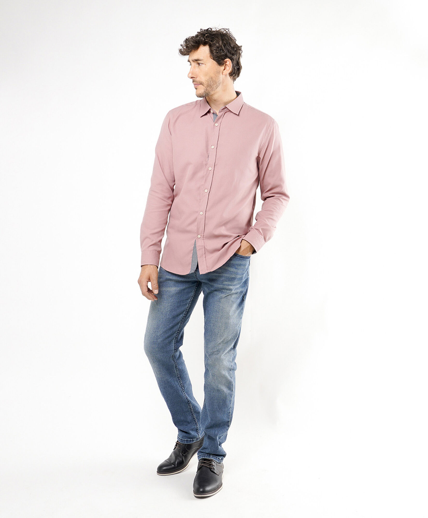 Camisa hombre rosada Camisa hombre rosada