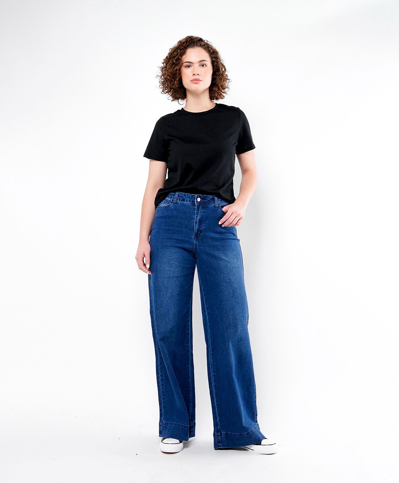 Jeans mujer liso wide Jeans mujer liso wide