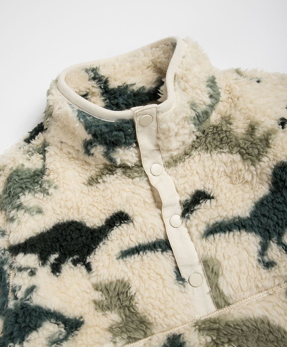 Poler&oacute;n beb&eacute; sherpas dise&ntilde;o dinorex