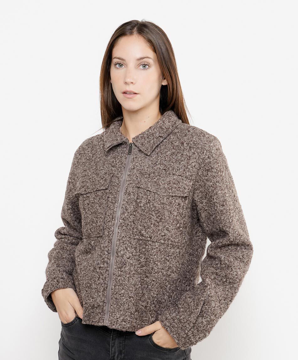 Chaqueta mujer jaspeada